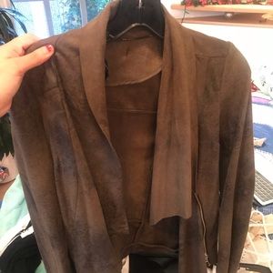 Zara Suede Olive Green Jacket